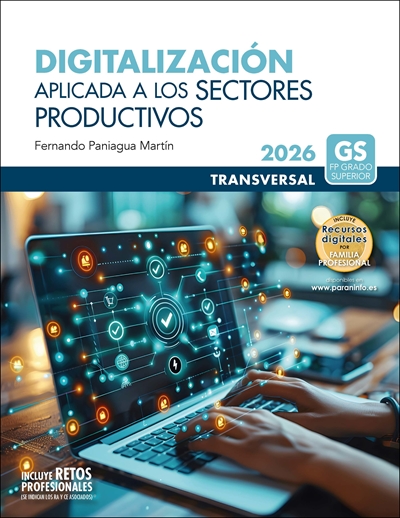 Portada de Digitalización aplicada a los sectores productivos Grado Superior Edición 2026
